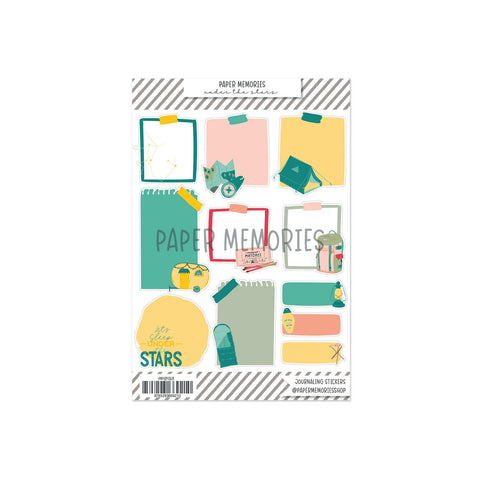 Journaling Stickers Under The Stars