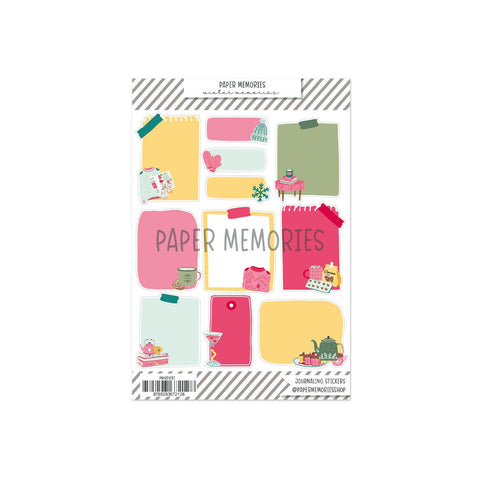 Journaling Stickers Winter Memories