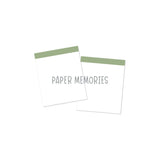 Life Story Insert 6x8" - Blank Highlight - Sage