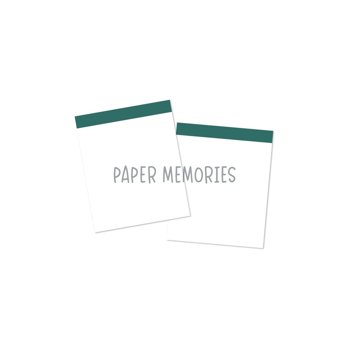 Life Story Insert 6x8" - Blank Highlight - Seaweed