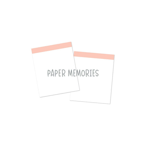 Life Story Insert 6x8" - Blank Highlight - Soft Peach