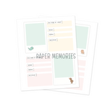 Life Story Insert 6x8" - Goodnight Kisses Maternity add-on