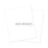 Life Story Insert 6x8" - White