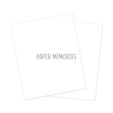 Life Story Insert 6x8" - White