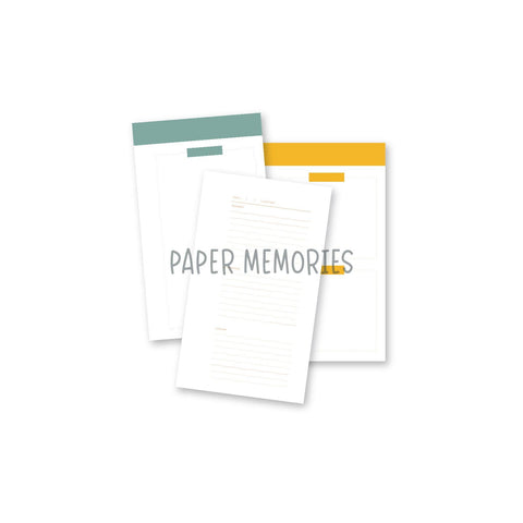 Life Story Inserts 4x8 Fall Memories
