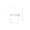 Life Story Inserts 4x8 White