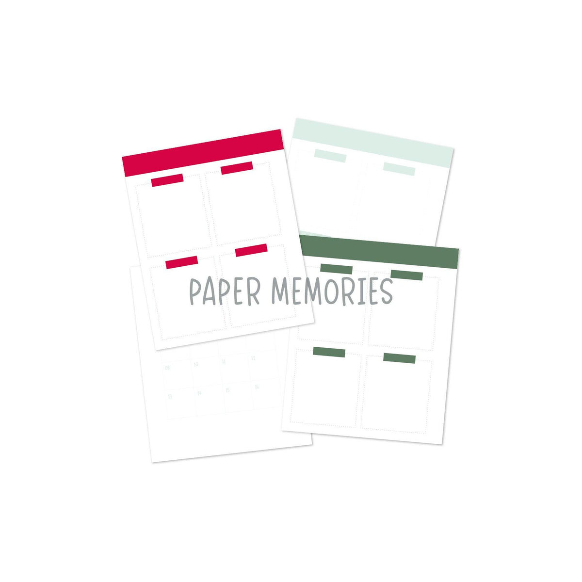 Life Story Inserts Winter Memories single-sided