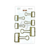 Metallic Clips Gold