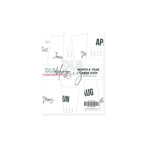 Month & Year 3x4" Cards 2024