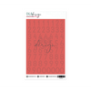 Number Stickers Big Chloe Deep Coral
