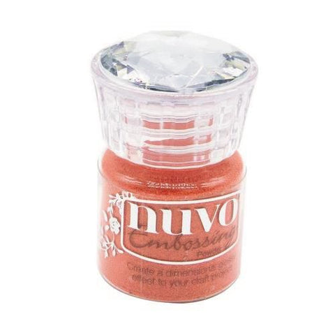 Nuvo Embossing Powder - Coral Chic