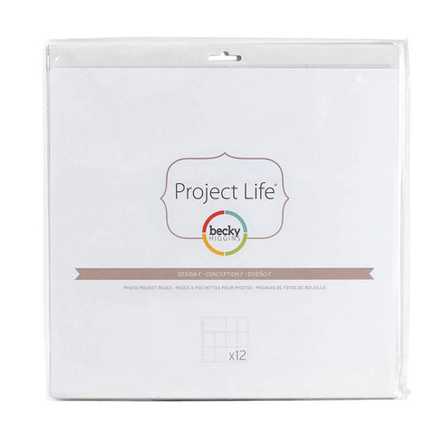 Page Protectors 12x12" Design F