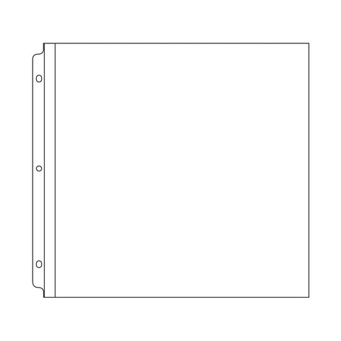 Page Protectors 12x12" Single pocket