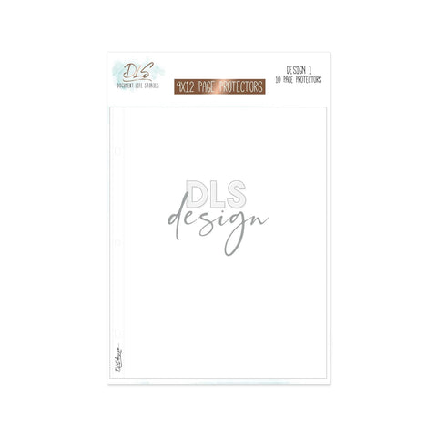 Page Protectors 9'x12': Design 1 - DLS Design