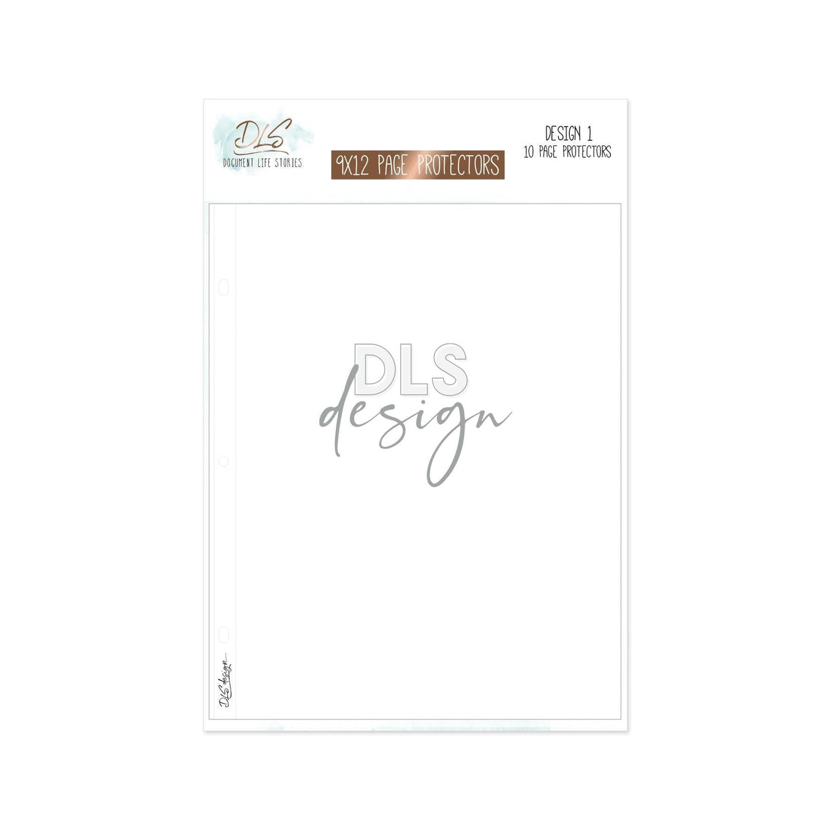 Page Protectors 9x12" Design 1