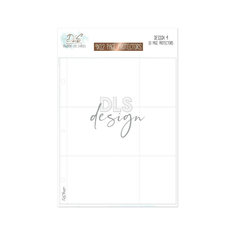 Page Protectors 9'x12': Design 4 - DLS Design