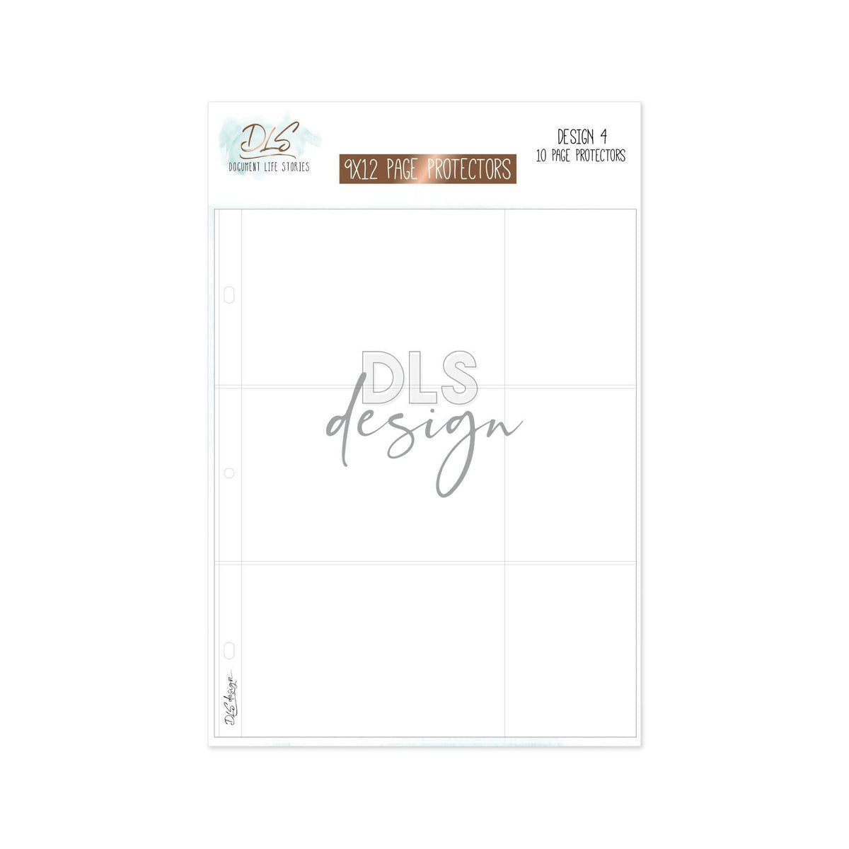 Page Protectors 9x12" Design 4
