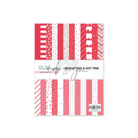 Paper Pad 6x8" Essentials Bright Red & Hot Pink