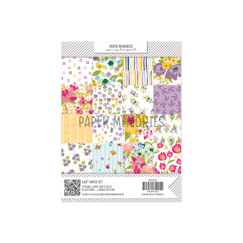 Paper Pad 6x8" Spring Bouquet