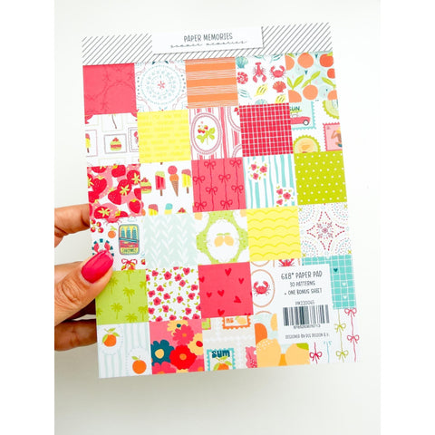 Paper Pad 6x8" Summer Memories