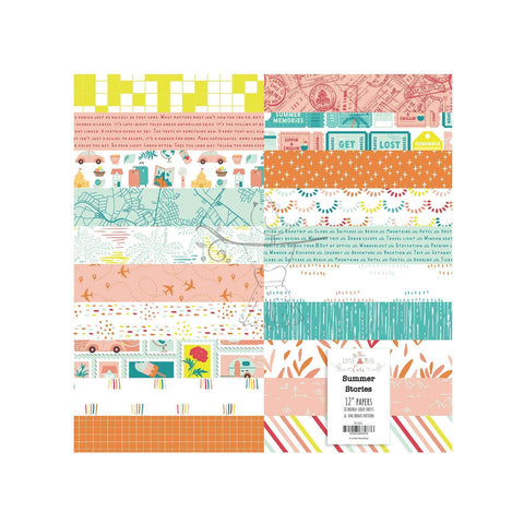 Paper Set 12" Summer Stories