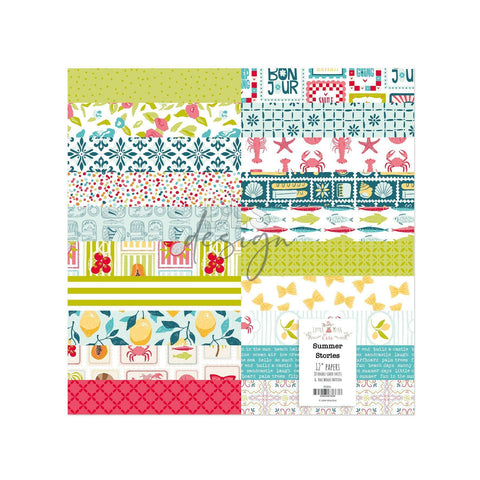 Paper Set 12" Summer Stories