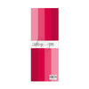 Paper Set 3x8" Cardstock Cherry