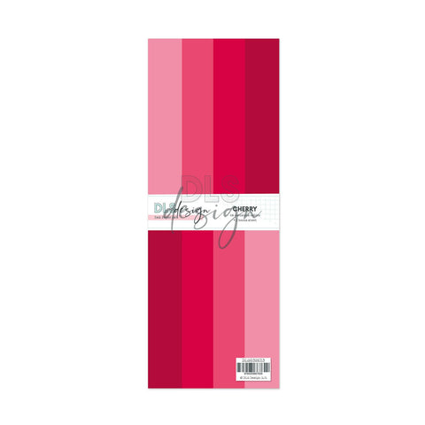 Paper Set 3x8" Cardstock Cherry