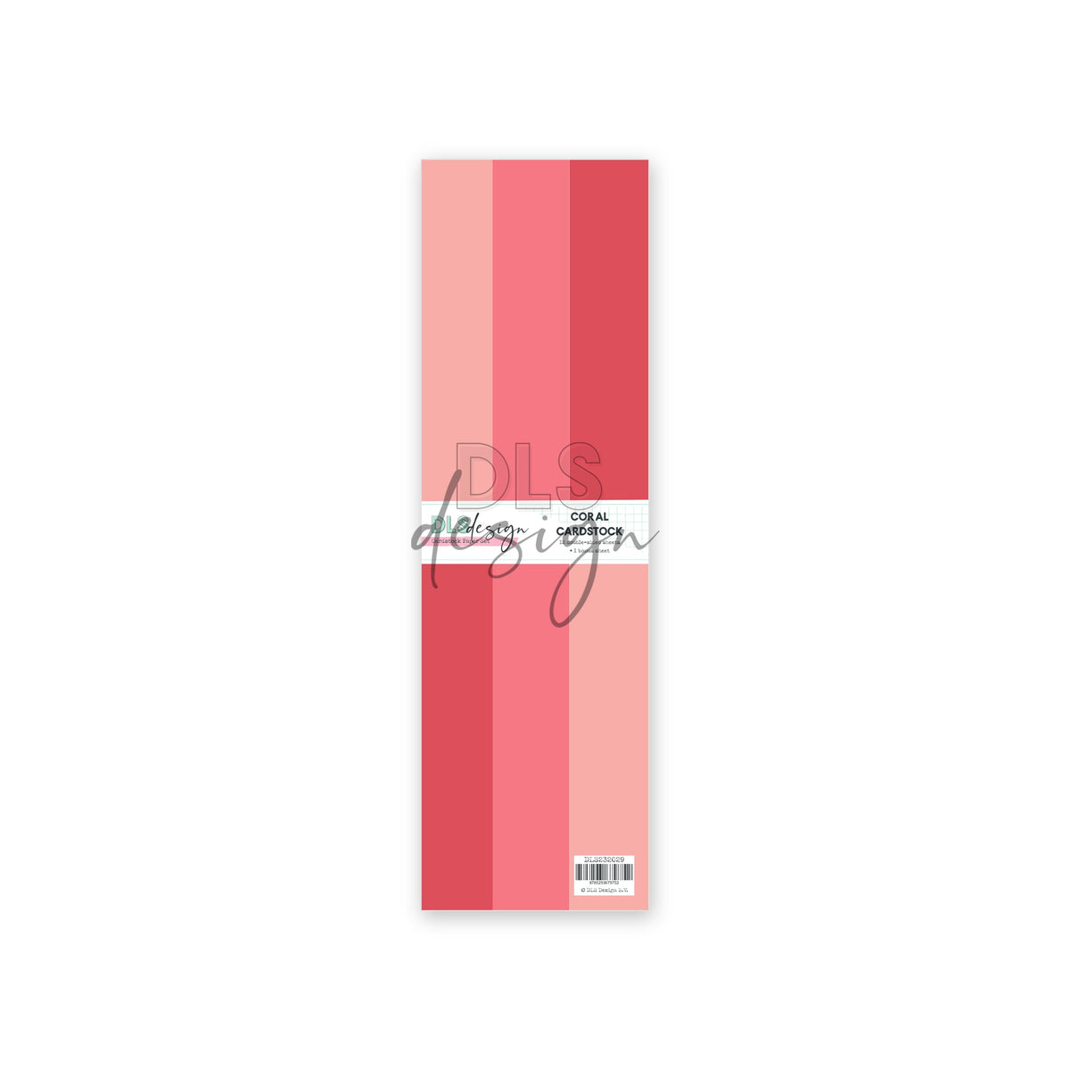 Paper Set 3x8" Cardstock Essentials Coral