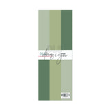 Paper Set 3x8" Cardstock Sage