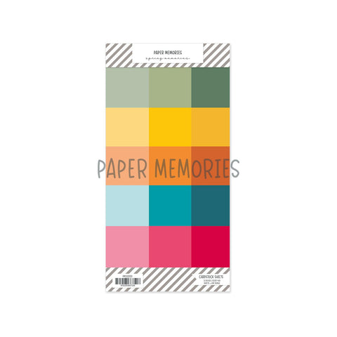 Paper Set 4x8" Cardstock Spring Memories