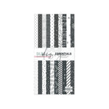 Paper Set 4x8" Essentials Black & White