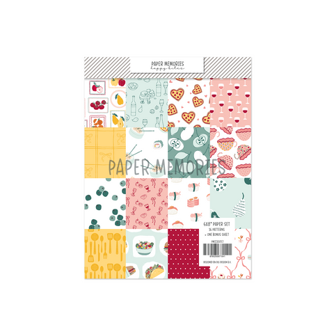Paper Set 6x8" Happy Bites
