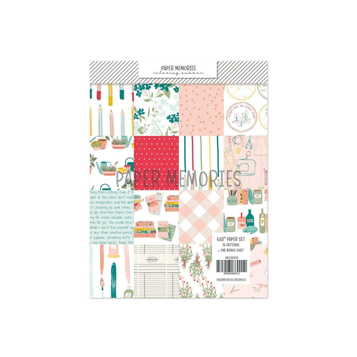 Paper Set 6x8" Relaxing Summer