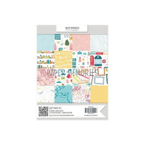 Paper Set 6x8" Summer Memories - Bon Voyage