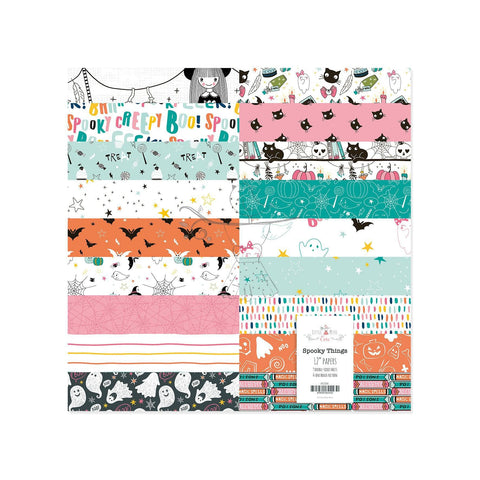 Paper set 12" Spooky Things