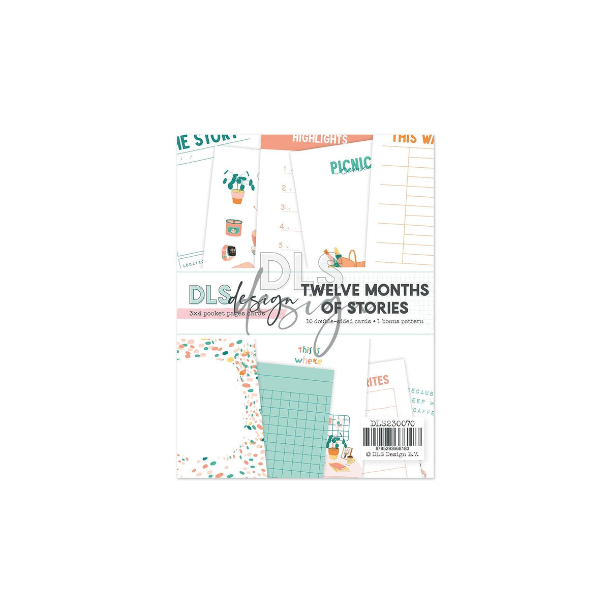 Pocket Pages Cards 3x4 Twelve Months Of Stories