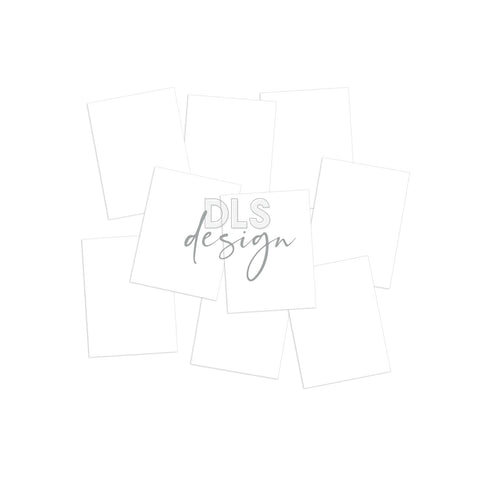 Pocket Pages Cards 4x6" White