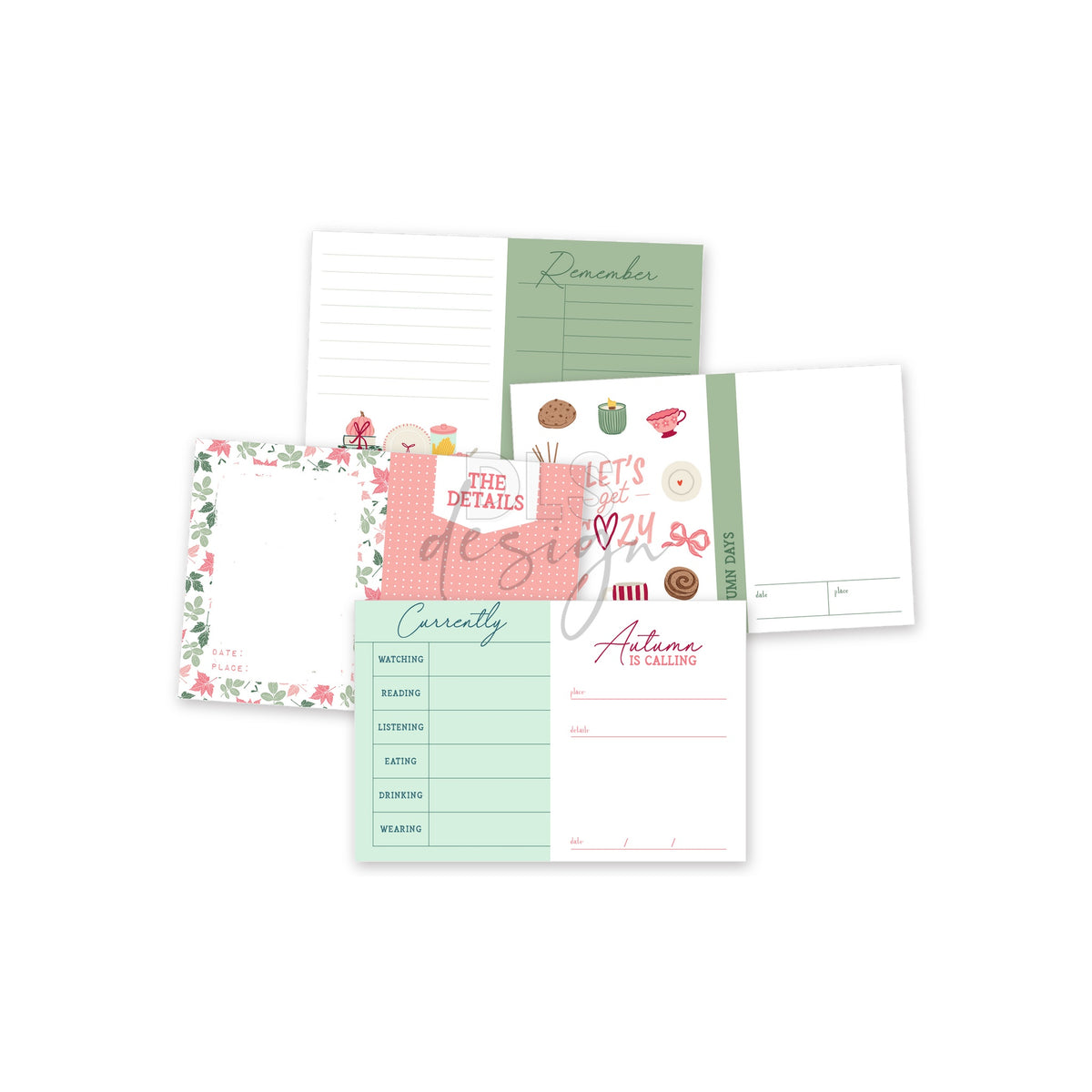 Pocket Pages set 4x6 A Story Of Cozy Nights