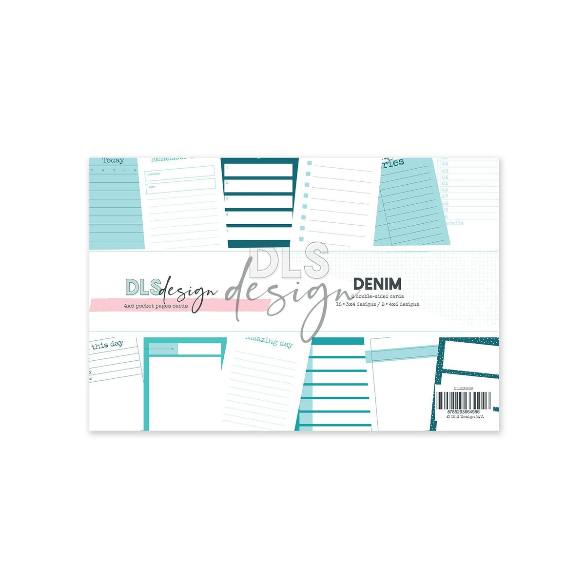 Pocket Pages set 4x6 Essentials Denim