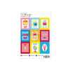 Postage Stamp Shape Stickers Fifteen Sun-Kissed Moments