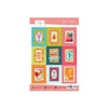 Postage Stamp Shape Stickers Summer Stories