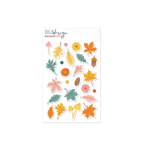 Puffy Stickers A Story Of Falling Leaves