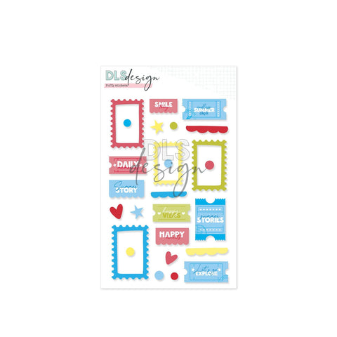 Puffy Stickers A Story Of Late Sunsets Essentials