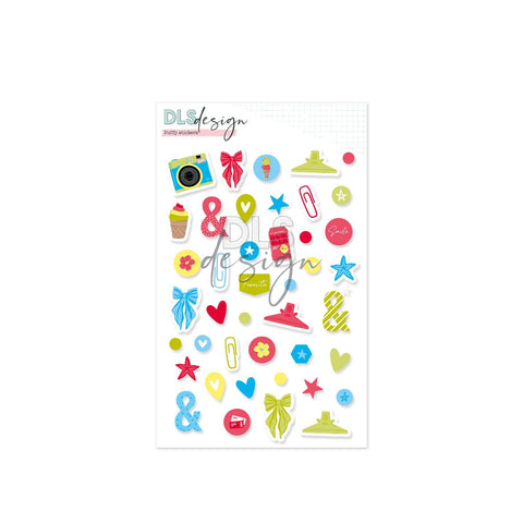 Puffy Stickers A Story Of Late Sunsets Shapes