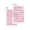 Puffy Stickers Alphabet Blooming Days Cherry