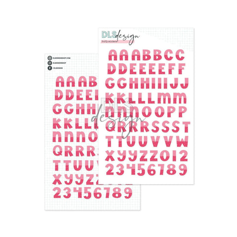 Puffy Stickers Alphabet Blooming Days Cherry
