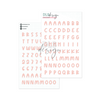 Puffy Stickers Alphabet Candy Coral Sands