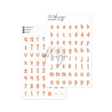 Puffy Stickers Alphabet Essentials Colton Papaya