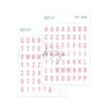 Puffy Stickers Alphabet Essentials Gilmo Candy Floss